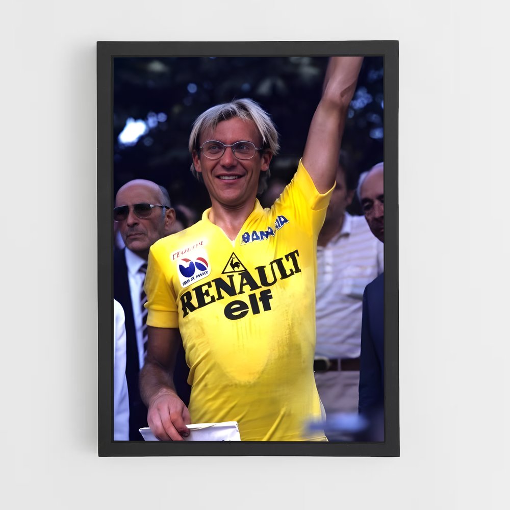 Poster Jaune Énergie – affiche Cyclisme (vue 2)